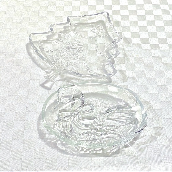 Christmas bowls set of 2 - Swan and Tree - Picture 1 of 9